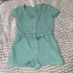 Light and breezy green romper
